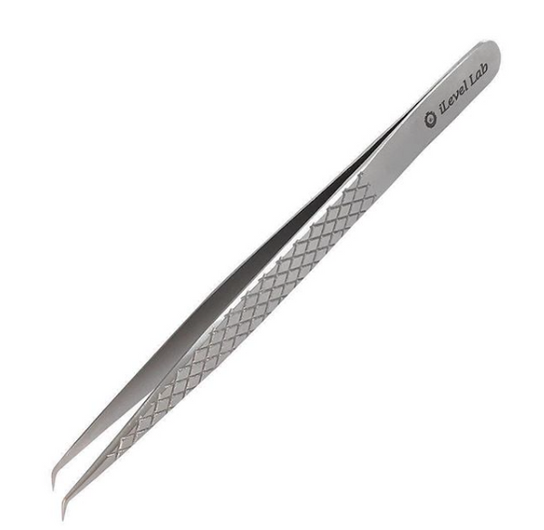 volume lash pick up, isolation tweezer, lash extension tweezers, lash extensions tools, volume by hand tools, easy grip lash extension tweezers