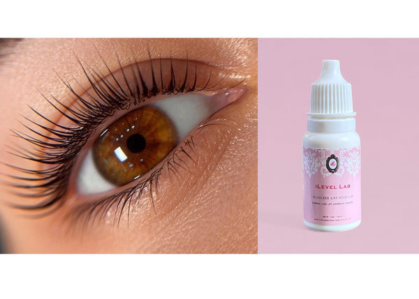 glueless lash lift powder, no glue lash lift powder, lash lift glueless powder
