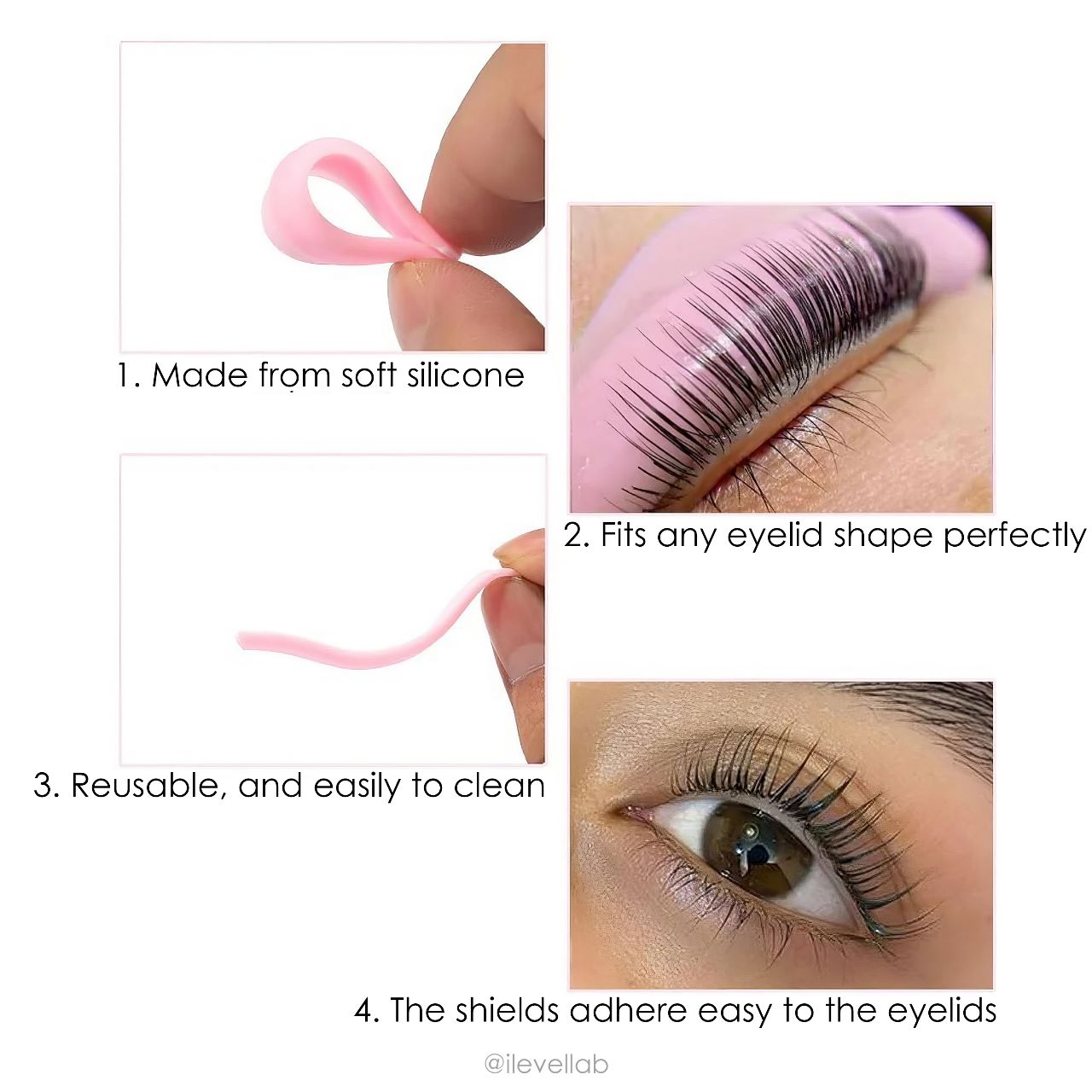 TOP & BOTTOM LASH LIFT SHIELDS