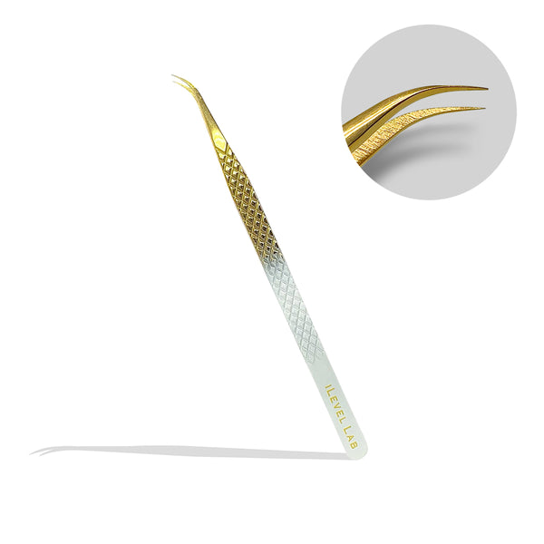 isolation lash tweezers, 30 degree curved lash extension tweezers, lash separation tools, diamond grip lash tweezers, precision lash tools, professional tweezers