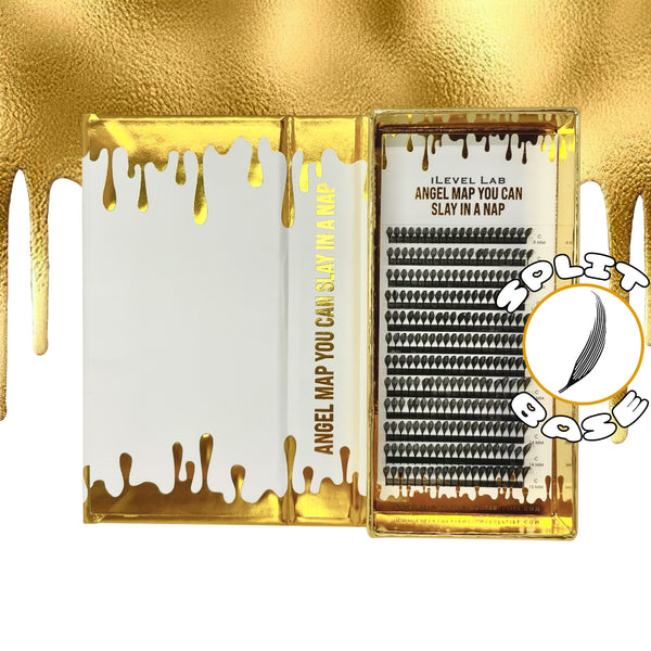 anime lash extensions, split base lash fans, anime eyelash extensions, bold spiky lash extensions, premade lash fans, lash spikes