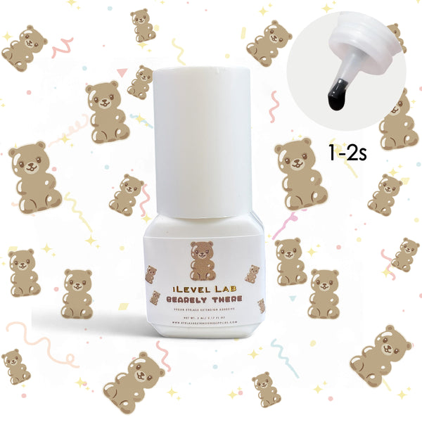 clear lash adhesive, clear adhesive, clear lash extension adhesive, clear eyelash adhesive, clear lash glue, clear lash extension glue, banana scented adhesive