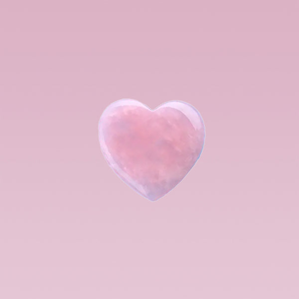 pink heart jade stone, jade stone, glue holder, palette holder, application tools, jade stone for lash extension application