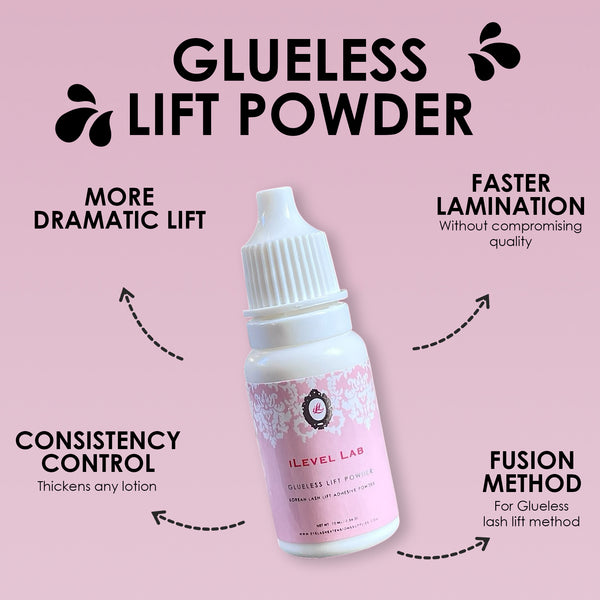 glueless lash lift powder, lash lift powder, lash lifting power, korean lash lift powder, glueless powder. korean lash lift adhesive powder