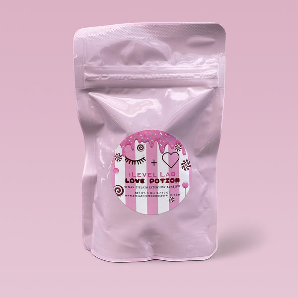 love potion lash adhesive, beginner lash tech adhesive, glue for beginner lash tech, long lasting lash extension adhesive, great retention adhesive, lash glue, lash extension lash glue, eyelash extension glue, latex free adhesive, strong bond adhesive, high humidity adhesive